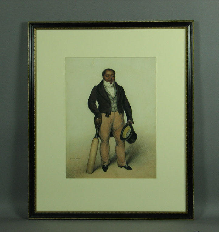 "Charles Boyd" portrait, artist A.K. Burt, R.A. 1835 Australian Sports Museum
