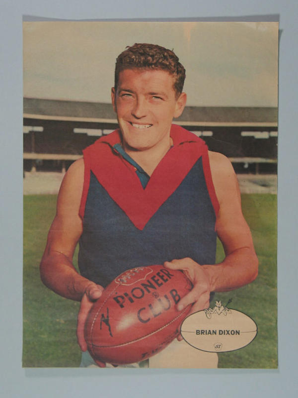 Poster, image of Brian Dixon Australian Sports Museum