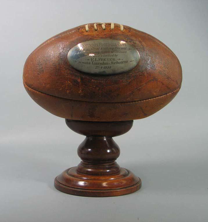 1935 VFL Goal Kicking Record Football for Opening Match of Season