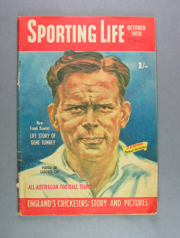 Magazine, "Sporting Life" October 1950 Australian Sports Museum
