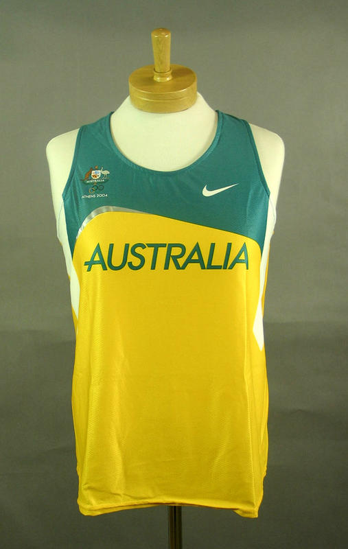 Athletics singlet, 2004 Australian Olympic Games team uniform