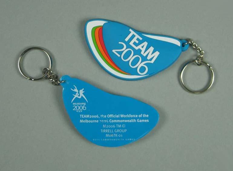 Key rings x 2 'Team 2006', Melbourne 2006 Commonwealth Games