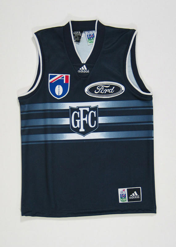 Guernsey Geelong Football Club authentic player's 'Jumper Away
