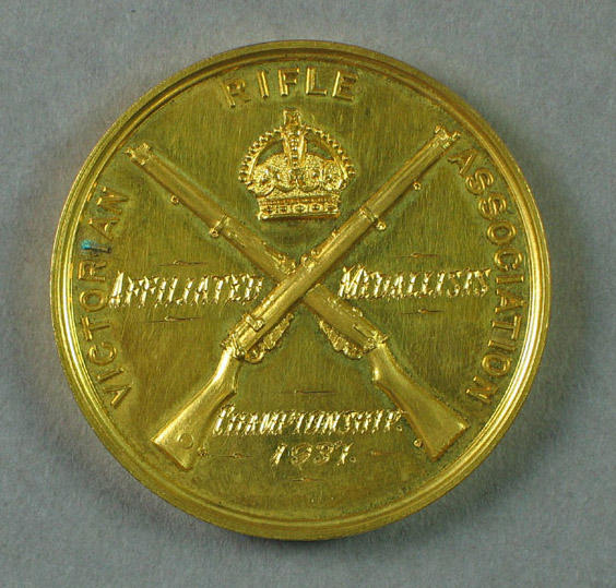 Medal Victorian Rifle Association Affiliated Medallists Championships