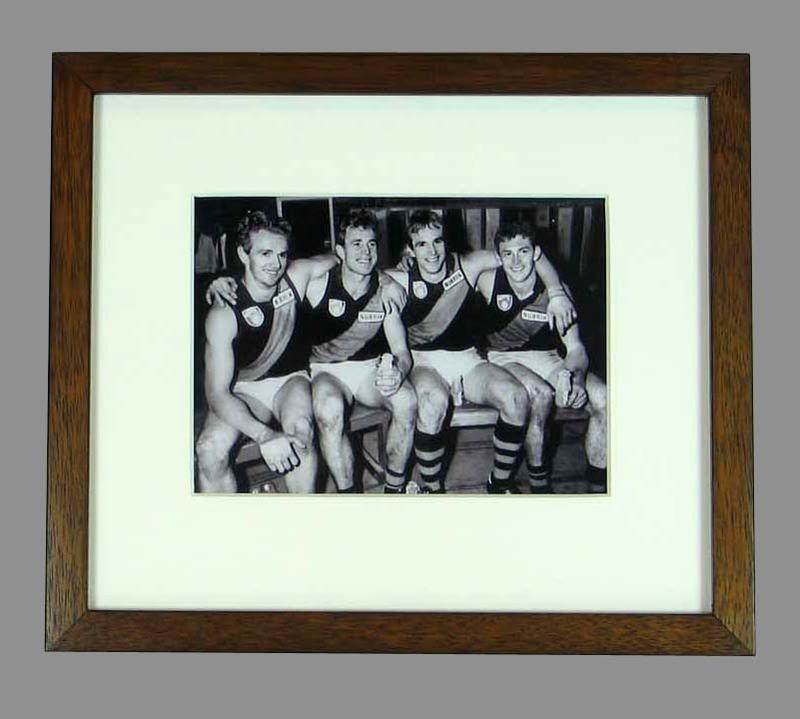 Reproduction photograph, depicts Daniher brothers playing