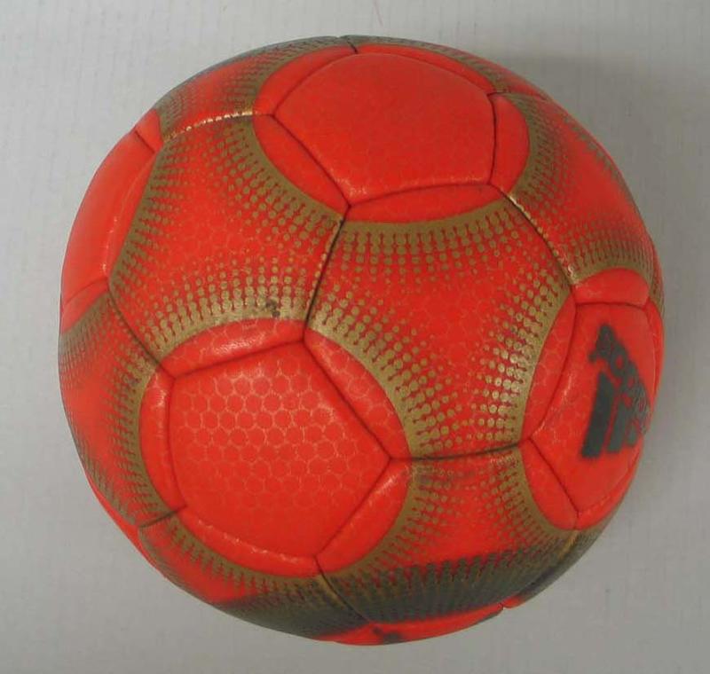 Handball made by Adidas, used during competition at Sydney 2000 Olympic