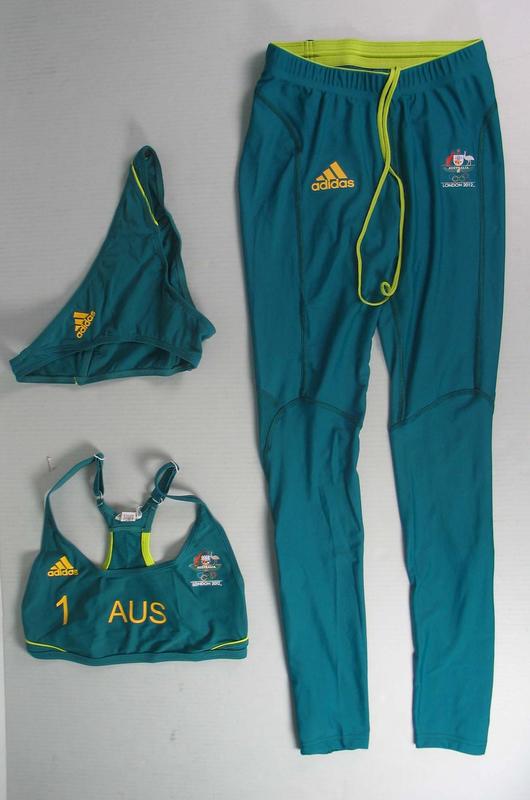 Australian Olympic Team beach volleyball uniform worn by Natalie Cook