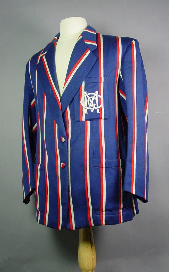 Melbourne Cricket Club Blazer worn by Clement Neville 'Neil' Govett