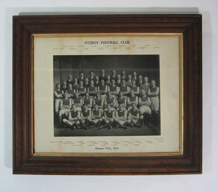 Photograph of Fitzroy FC, 1913 VFL Premiers Australian Sports Museum