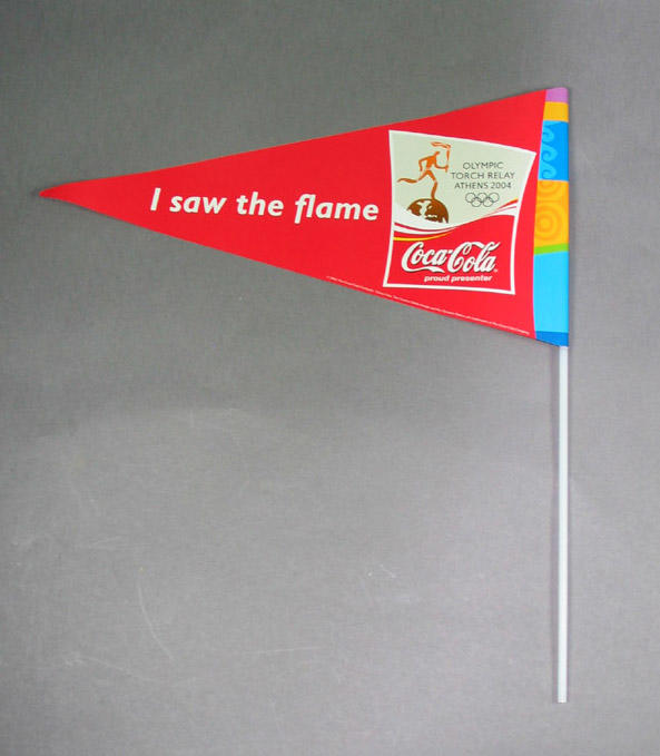 Pennant, 2004 Olympic Torch Relay Melbourne Australian Sports Museum