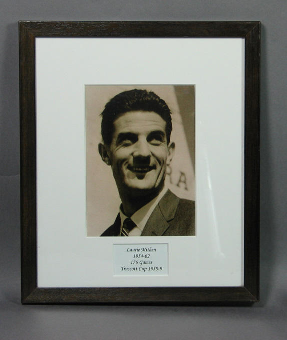 Photograph of Laurie Mithen, Truscott Cup 195859 Australian Sports
