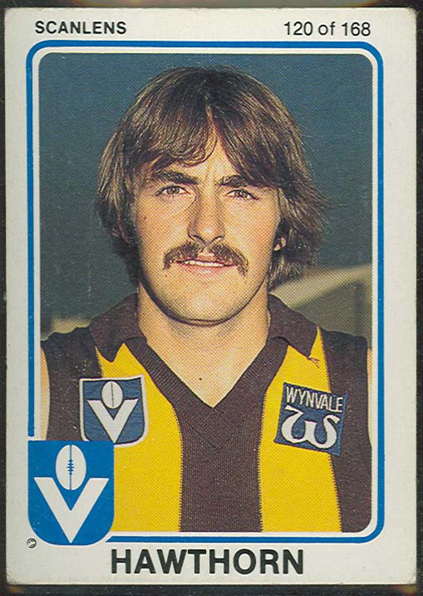 1981 Scanlens VFL Football John Kennedy Jr trade card Australian