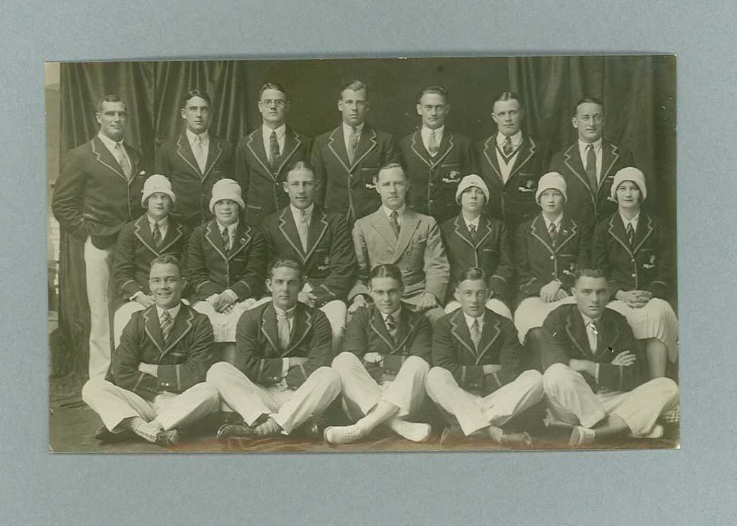 Photograph of 1928 Australian Olympic Games team Australian Sports Museum