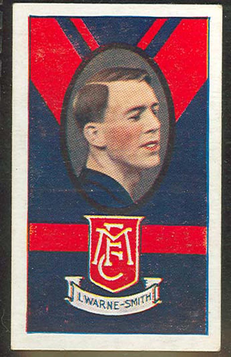 Trade card featuring Ivor WarneSmith c1930s Australian Sports Museum