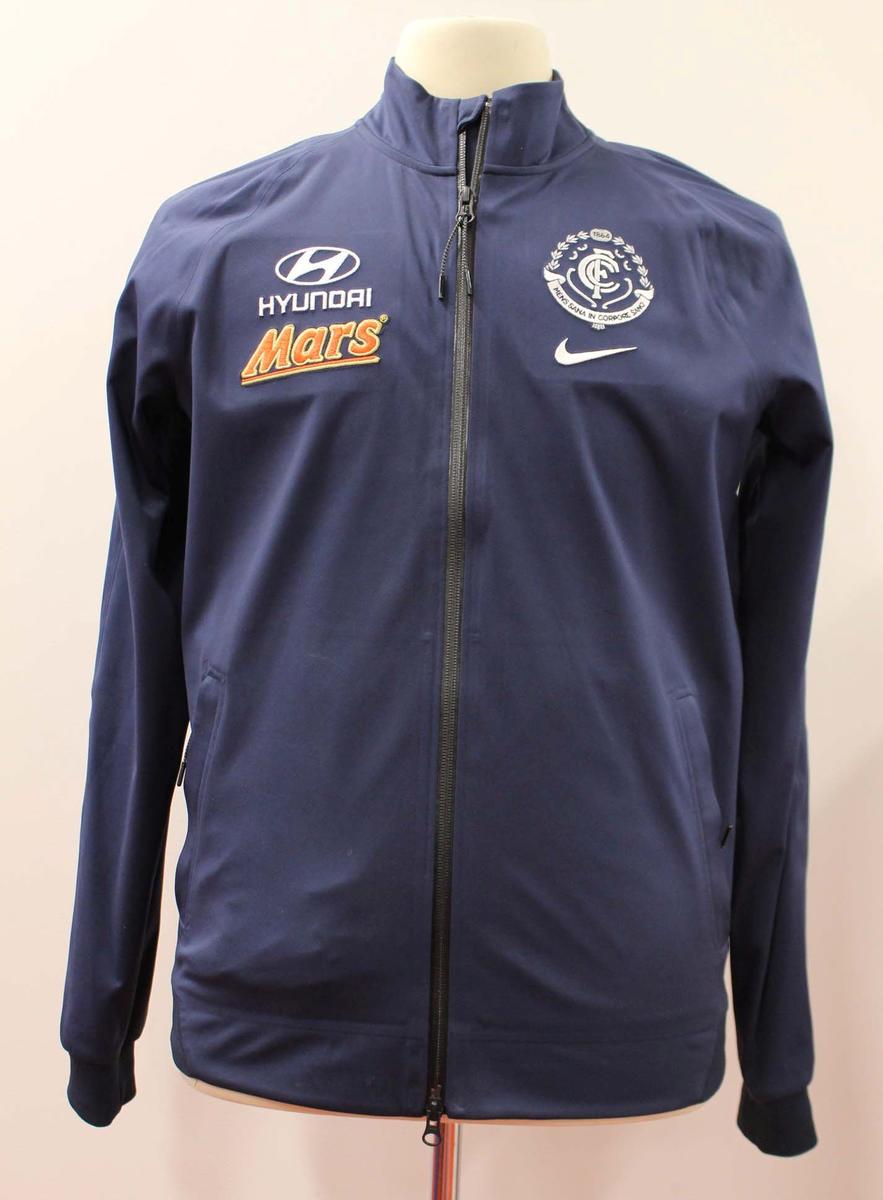 Carlton Football Club jacket worn by Carlton coach Michael Malthouse, May 1, 2015 Australian
