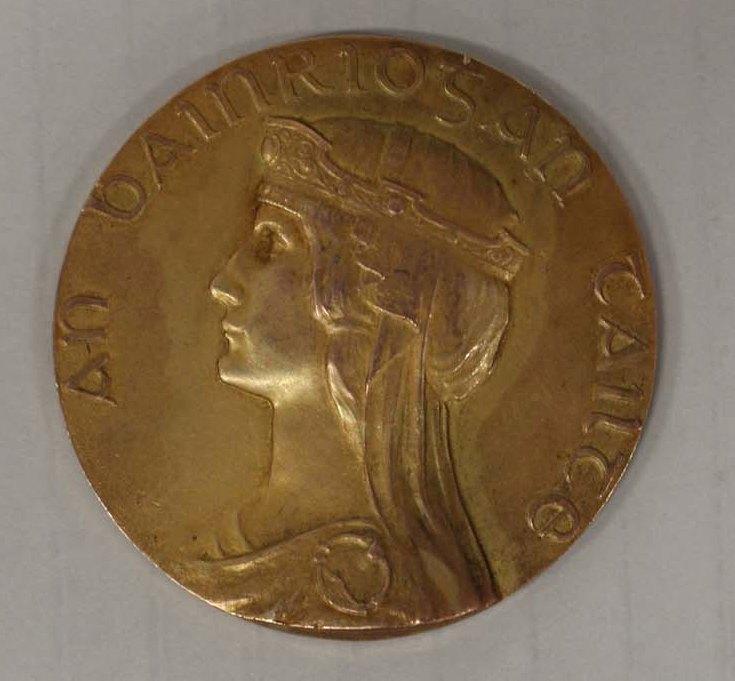 Gold medal awarded to Richmond 'Dick' Eve, Tailteann Games, Dublin