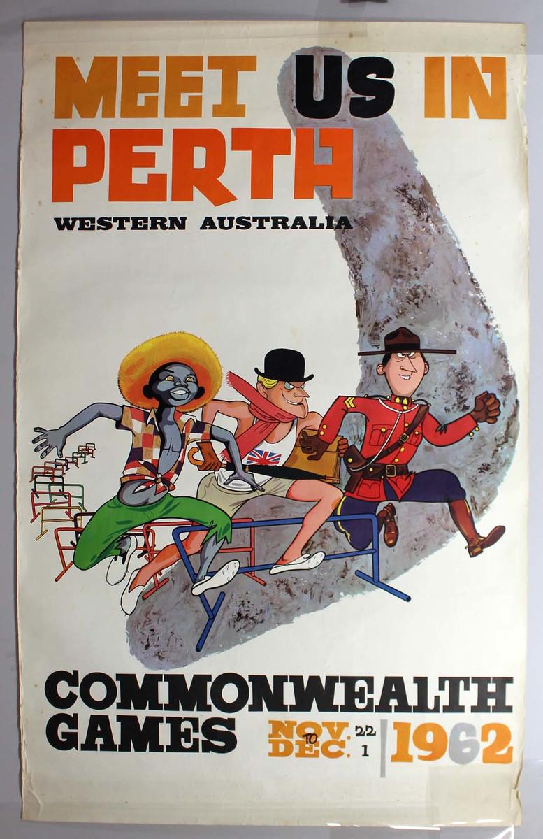 'Meet us in Perth', official Games poster for the 1962 Perth