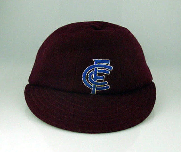 Fitzroy Cricket Club cap, c1945 Australian Sports Museum